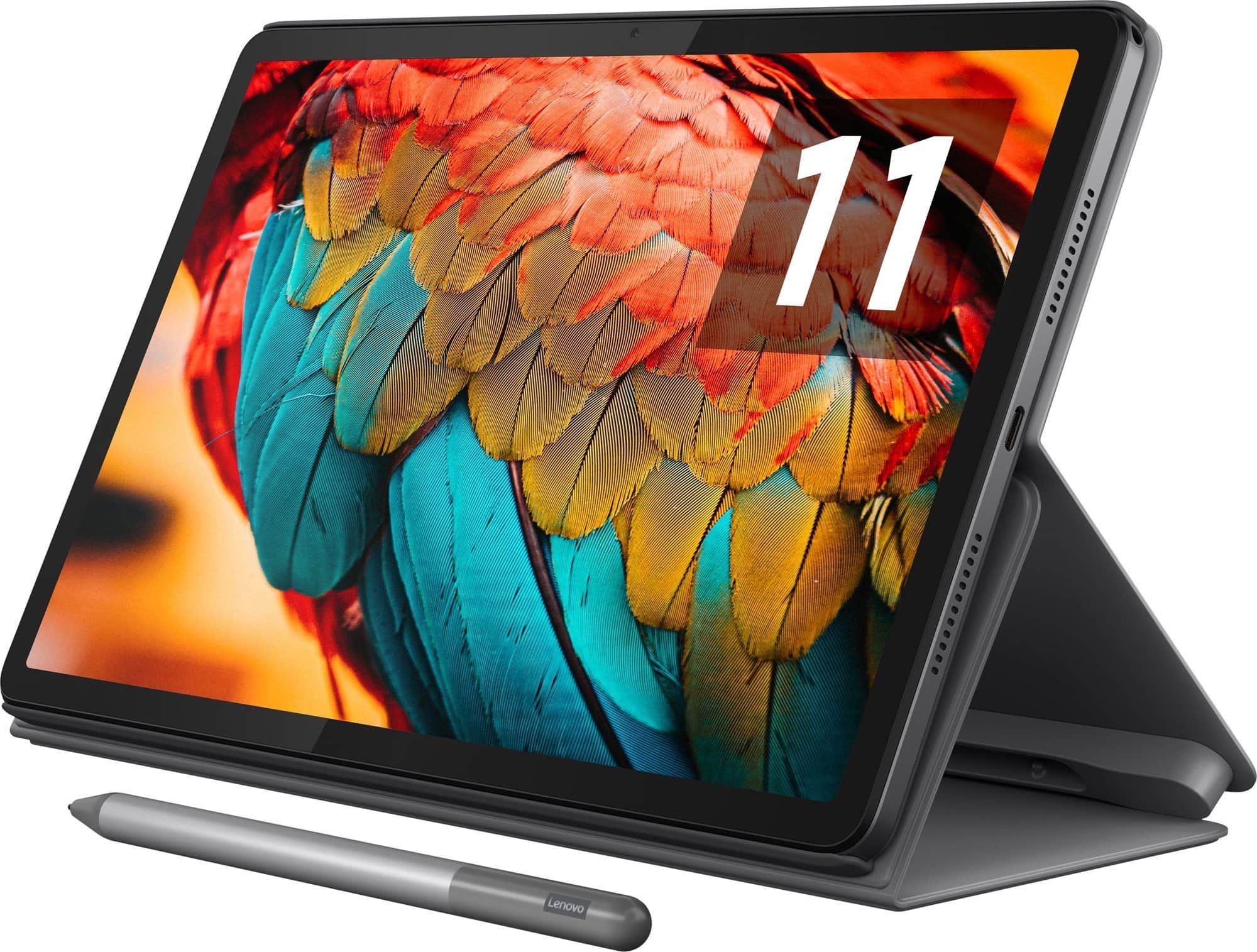 Lenovo Tab M11 4GB + 128GB Luna Grey + aktivní stylus Lenovo + Folio Case