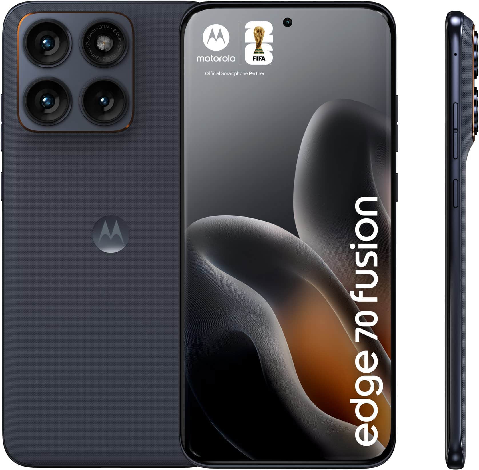 Motorola EDGE 70 Fusion 12GB/256GB Pantone Silhouette (Black)